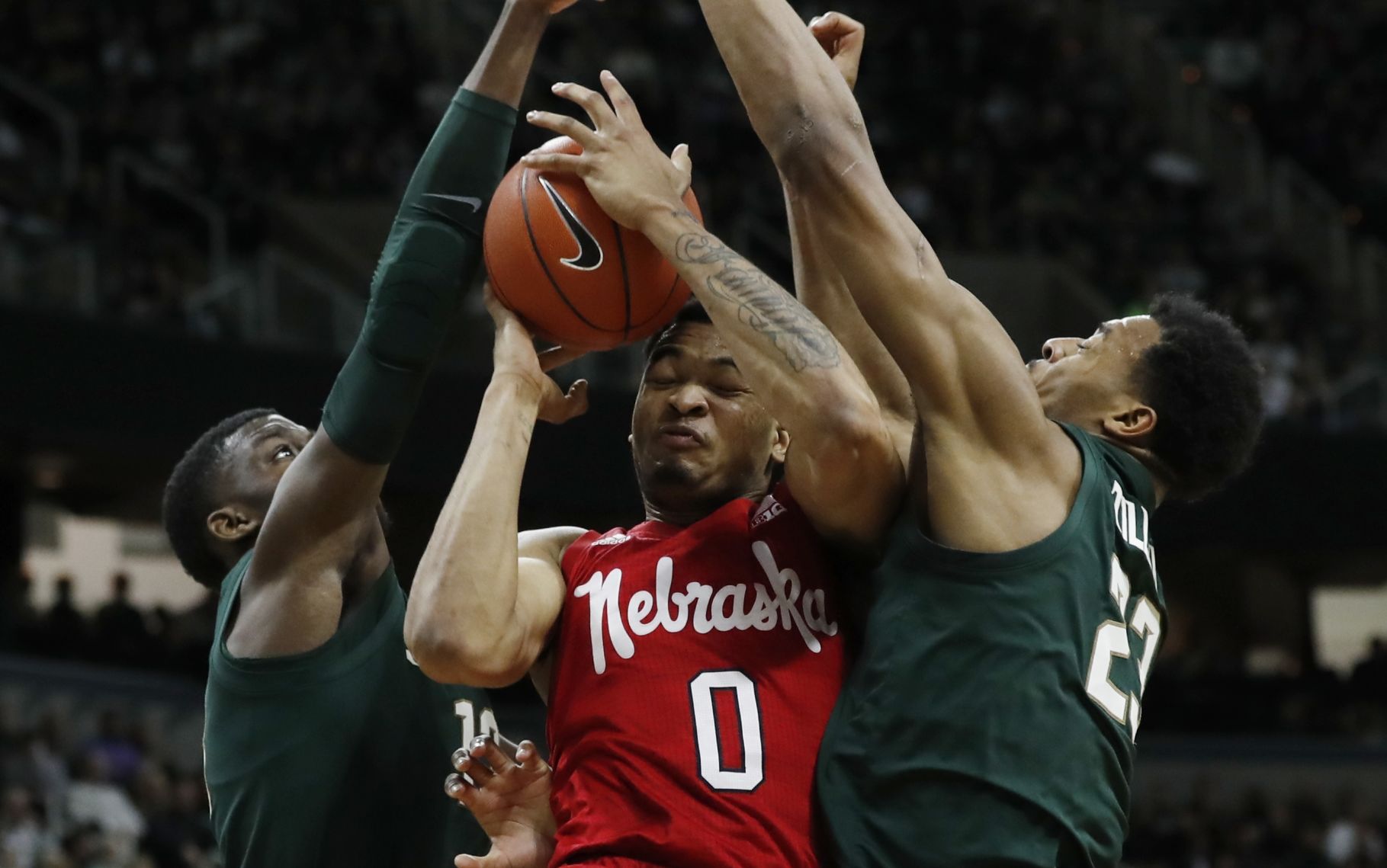 Nebraska Michigan St Basketball